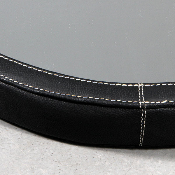 Leather Hanging Round Mirror - Deszine Talks